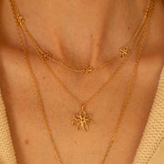 Collier Justine - Multi-Fleurs